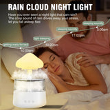 Humidifiers for Bedroom 7 Color Cloud Humidifier Rain Drop for Sleeping Relaxing Aromatherapy Essential Oil Diffuser, White