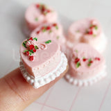 1/6 Scale Dollhouse Miniature Cake Bread DIY Dessert Mini Food for BJD Doll House Kitchen Furniture Accessories