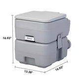 Portable Toilet RV Camping Travel Toilet Porta Potty for Indoor Outdoor