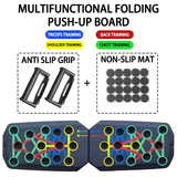 Portable Multifunctional Push-Up Board Set for Comprehensive Chest, Abdomen, Arms, and Back Training