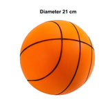 Silent Basketball Quiet No Noise High Density Soft PU Foam Squeezable Ball Indoor Mute Bouncing Basketball Children Sports Toys