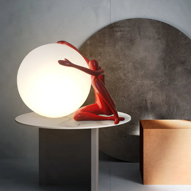 Orb Modern Sculpture Lamp Art Decor