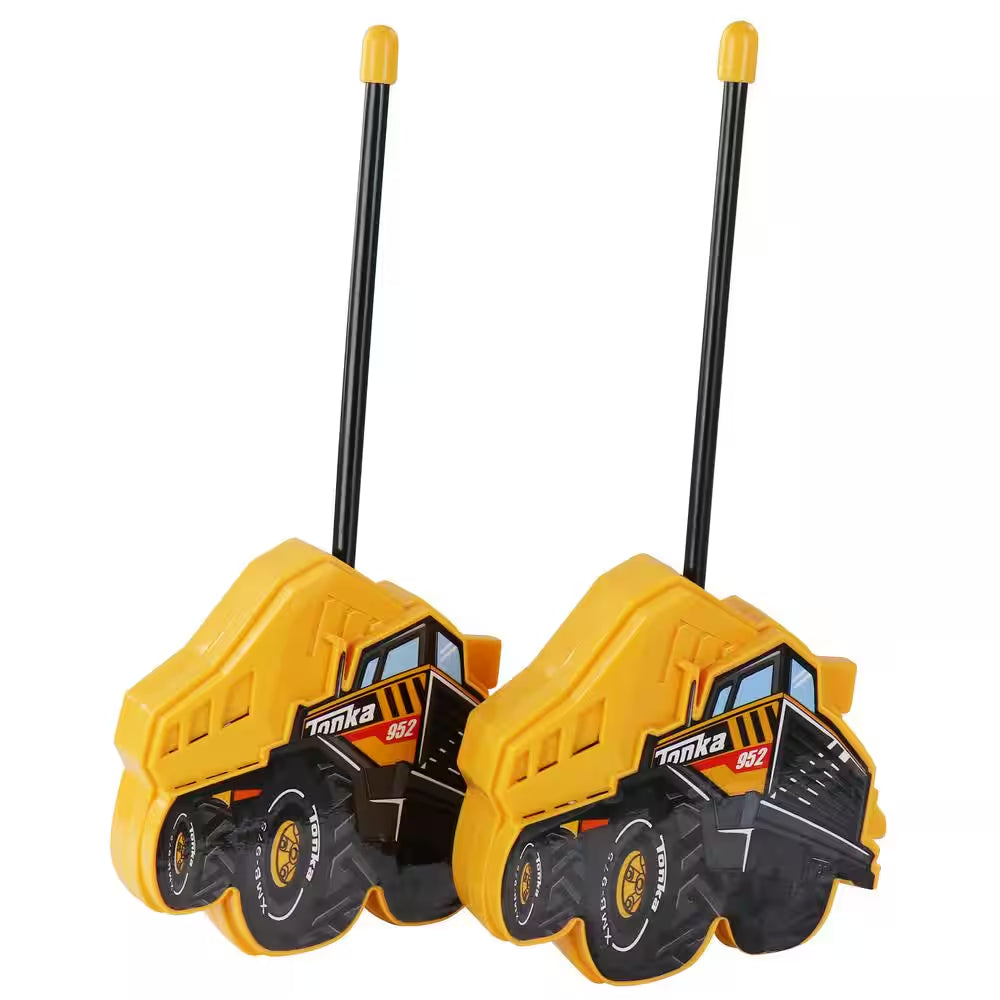 Tonka 2-Piece Molded Walkie Talkie Set in Yellow