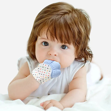 Kids Teething Gloves Mittens Chewable Newborn Dental Care Durable Teether Toys Teething Infant Chewing Toy Baby Care Tools Stuff