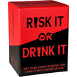 Risk It or Drink It Fun Party Game for College Card Game Drinking Game Pregame Night Hilarious Dares Challenges Questions Adult