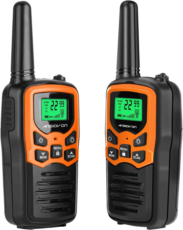 Walkie Talkies 2 Pack,  22 Channel Long Range Walkie Talkies for Adults, Two Way Radio outside Adventures, Camping, Hiking