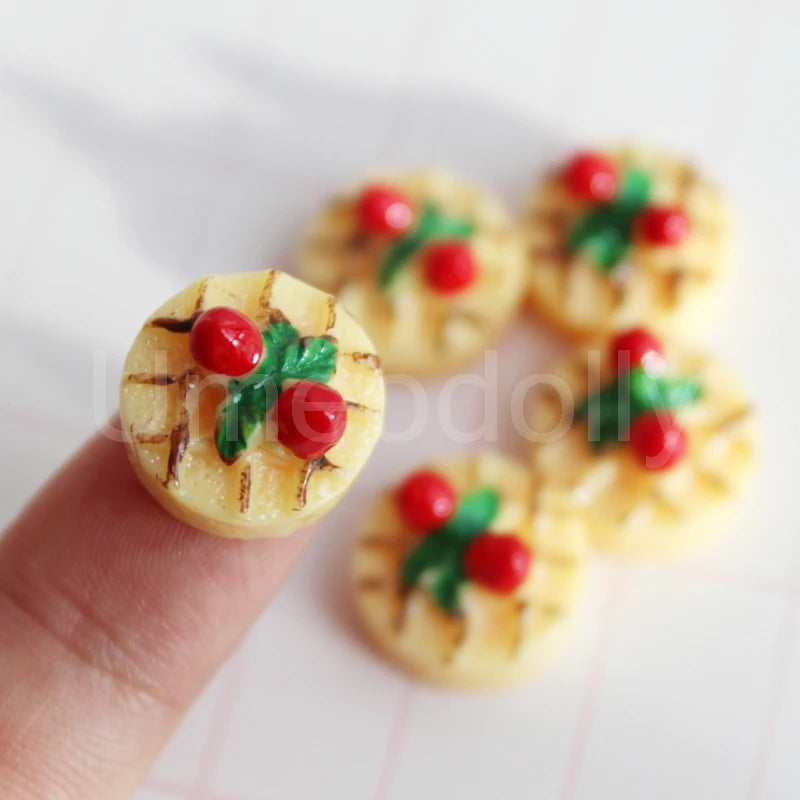 1/6 Scale Dollhouse Miniature Cake Bread DIY Dessert Mini Food for BJD Doll House Kitchen Furniture Accessories