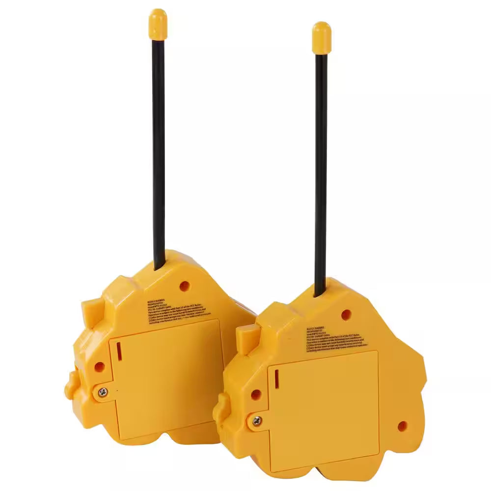 Tonka 2-Piece Molded Walkie Talkie Set in Yellow