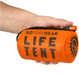 | Life Tent Emergency Survival Shelter - 2 Person Tube Tent | Waterproof, Windproof, Thermal | Includes Survival Whistle, Paracord Rope & Portable, Lightweight Nylon Stuff Sack | Orange