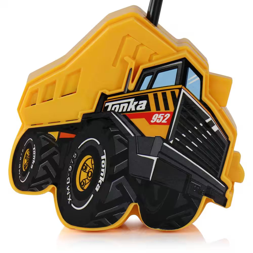 Tonka 2-Piece Molded Walkie Talkie Set in Yellow